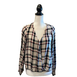 SANCTUARY Plaid Top Size XS